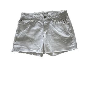 New Women’s Apt 9 Modern Fit White Jean Shorts Size 4